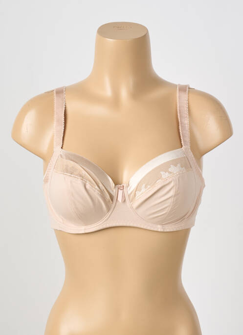 Soutien-gorge effet matière satinée haut soutien-gorge emboitant chair FANTASIE femme