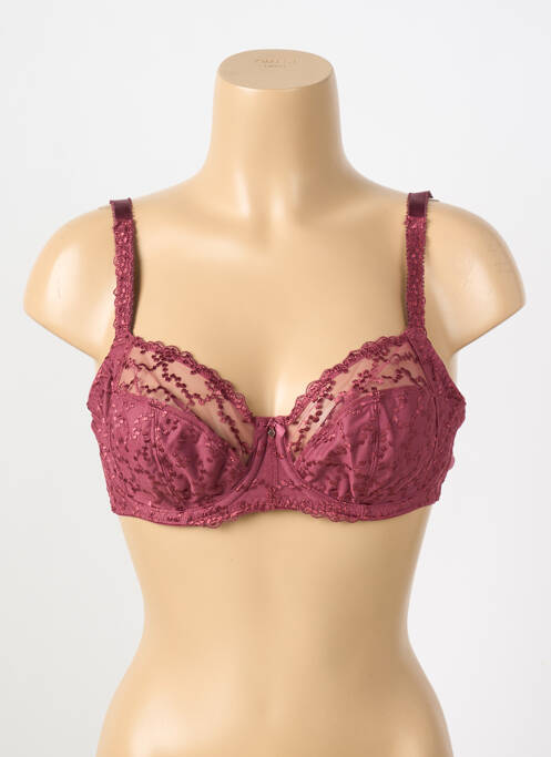Soutien-gorge effet matière satinée haut soutien-gorge emboitant rose FANTASIE femme