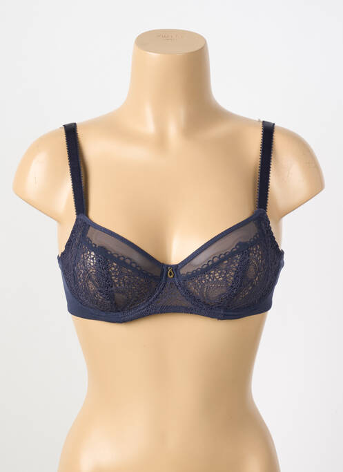 Soutien-gorge effet matière satinée haut soutien-gorge emboitant bleu FANTASIE femme