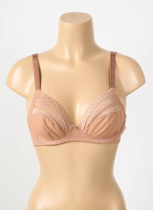 Soutien-gorge effet matière satinée haut soutien-gorge emboitant chair FANTASIE femme