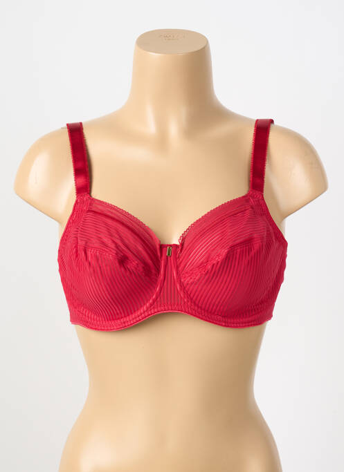Soutien-gorge légère et transparente haut soutien-gorge emboitant rouge FANTASIE femme