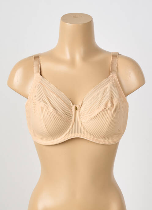 Soutien-gorge légère et transparente haut soutien-gorge emboitant beige FANTASIE femme