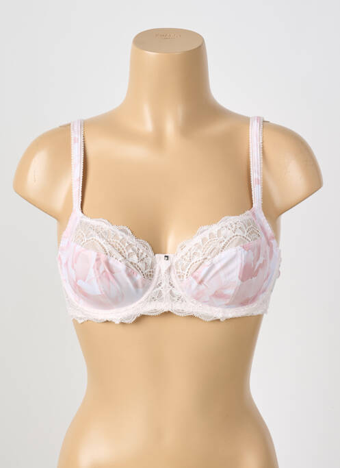Soutien-gorge effet matière satinée haut soutien-gorge balconnet rose FANTASIE femme