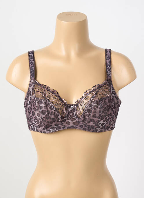 Soutien-gorge légère et transparente haut soutien-gorge emboitant marron FANTASIE femme