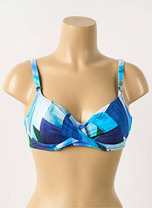 Haut de maillot de bain haut soutien-gorge emboitant haut soutien-gorge emboitant bleu FANTASIE femme