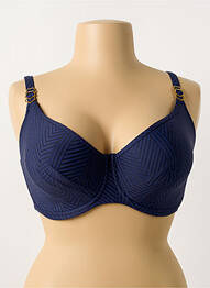 Haut de maillot de bain haut soutien-gorge emboitant haut soutien-gorge emboitant bleu FANTASIE femme