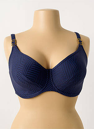 Haut de maillot de bain haut soutien-gorge emboitant haut soutien-gorge emboitant bleu FANTASIE femme