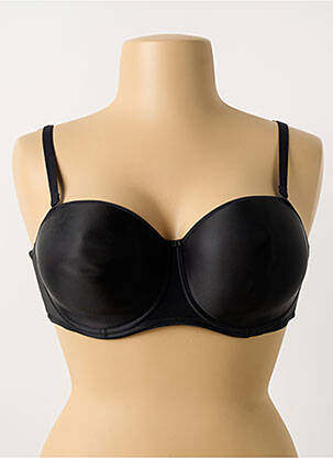 Soutien-gorge avec armature haut bandeau noir FANTASIE femme