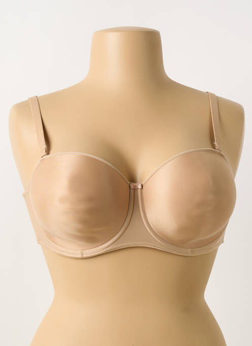 Soutien-gorge avec armature haut bandeau beige FANTASIE femme