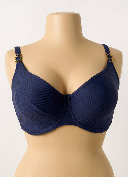 Haut de maillot de bain bleu FANTASIE pour femme