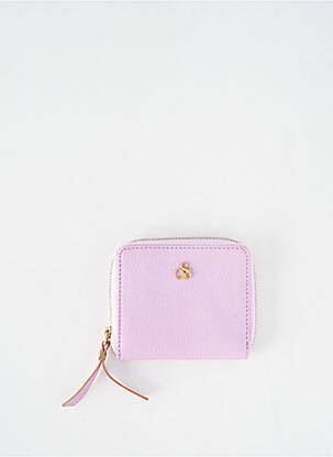 Portefeuille coutures renforcées rose SCOTCH & SODA femme