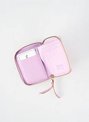 Portefeuille coutures renforcées rose SCOTCH & SODA femme