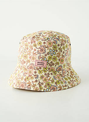 Bonnet forme bob jaune SCOTCH & SODA femme