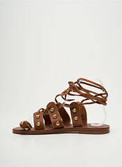 Tongs marron VIRGINIE DARLING pour femme seconde vue