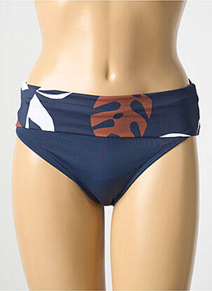 Bas de maillot de bain imprimé fantaisie culotte bleu FANTASIE femme