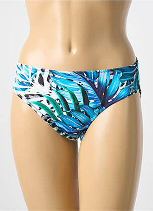Bas de maillot de bain imprimé tie and dye culotte bleu FANTASIE femme