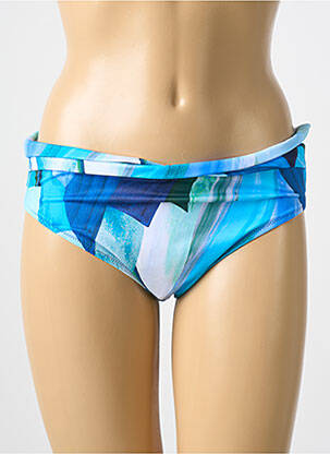 Bas de maillot de bain imprimé fantaisie culotte bleu FANTASIE femme