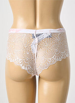 Shorty tissage dentelle rose FANTASIE femme