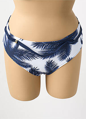 Bas de maillot de bain imprimé fantaisie culotte bleu FANTASIE femme