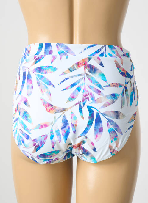 Bas de maillot de bain imprimé fantaisie culotte blanc FANTASIE femme