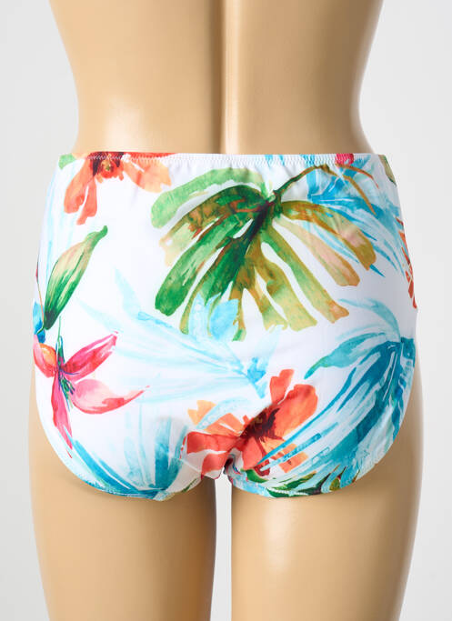 Bas de maillot de bain imprimé tie and dye culotte blanc FANTASIE femme