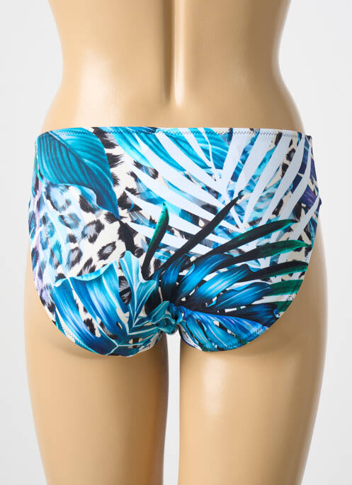 Bas de maillot de bain imprimé tie and dye culotte bleu FANTASIE femme