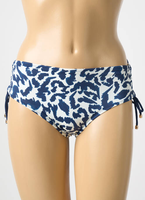 Bas de maillot de bain imprimé fantaisie culotte bleu FANTASIE femme