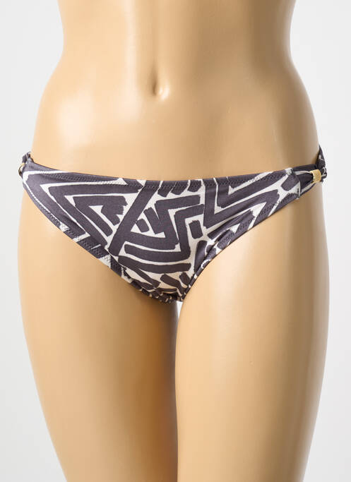 Bas de maillot de bain imprimé fantaisie culotte noir FANTASIE femme