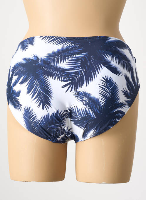Bas de maillot de bain imprimé fantaisie culotte bleu FANTASIE femme