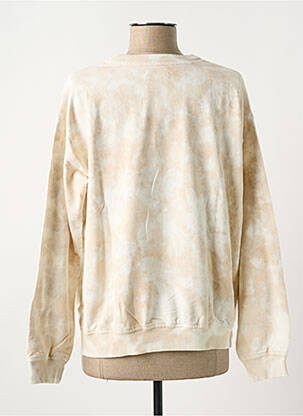 Sweat-shirt coupe over-size manches longues beige YERSE femme