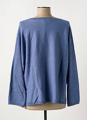 Pull col v manches longues bleu HARRIS WILSON femme