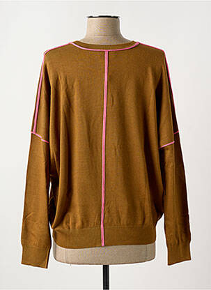 Pull stretch manches longues marron ZILCH femme