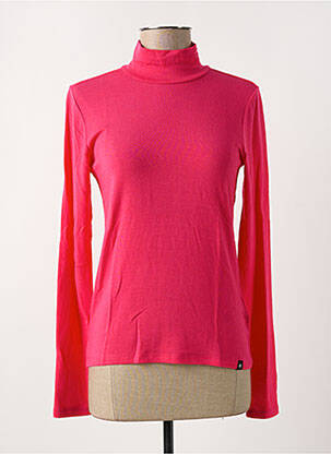 Sous-pull stretch manches longues rose SCOTCH & SODA femme