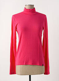 Sous-pull stretch manches longues rose SCOTCH & SODA femme