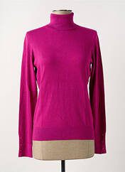 Pull col roulé rose ZILCH pour femme seconde vue