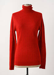Pull col roulé rouge LA PETITE FRANCAISE pour femme seconde vue