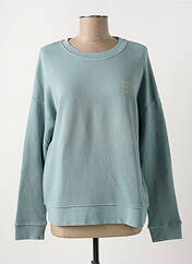 Sweat-shirt bleu HAPPY pour femme seconde vue