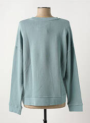 Sweat-shirt bleu HAPPY pour femme seconde vue