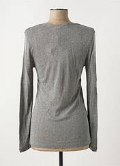 T-shirt gris INDI & COLD pour femme seconde vue
