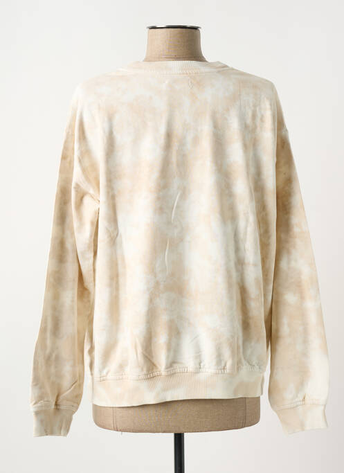 Sweat-shirt coupe over-size manches longues beige YERSE femme