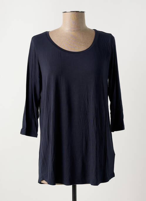 T-shirt bleu MAJESTIC FILATURES pour femme