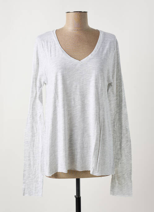 T-shirt gris AMERICAN VINTAGE pour femme