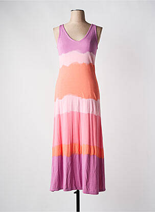 Robe longue sans manche sans manche violet ALDO MARTIN'S femme