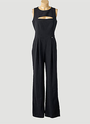 Combi-pantalon tissage crêpe sans manche noir KOCCA femme