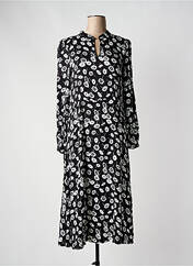 Robe longue noir ICHI pour femme seconde vue