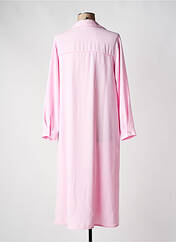 Robe mi-longue rose TOUPY pour femme seconde vue