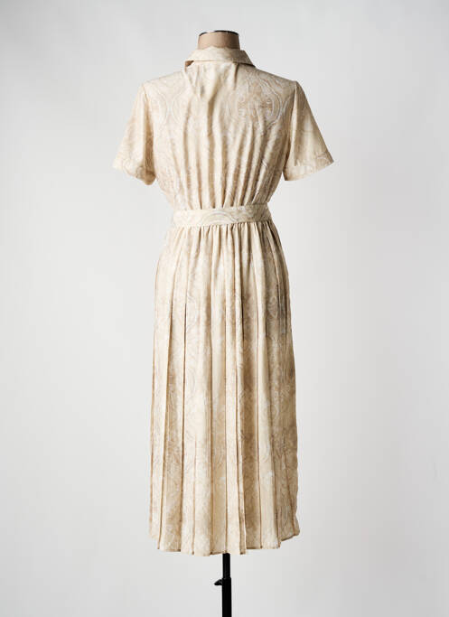 Robe longue beige YAYA pour femme