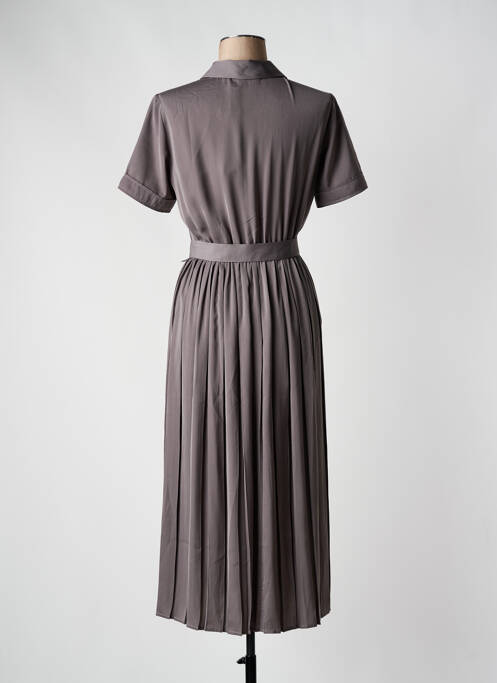 Robe longue gris YAYA pour femme
