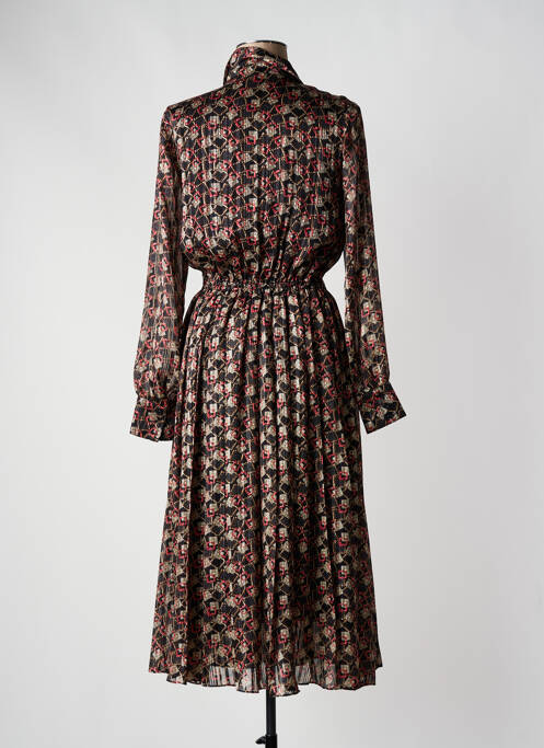 Robe longue noir IDANO pour femme