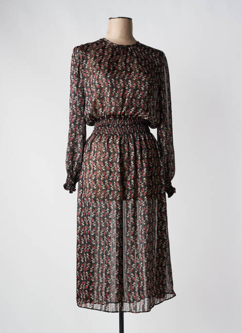 Robe longue noir TOUPY pour femme